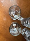 Vintage Harley Davidson Motorcycles Clear Glass Beer Mugs Lot Of 4 Usa Made 2004