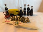Lot Miniature Coke Coca Cola Collectibles Bottles Delivery Truck Letter Opener