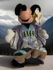 New  Disney Store - Globe Trotting German   Japanese Mickey Mouse Bean Bag Plush