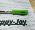 Snap-on Tools Usa New Green 1 4  Drive Hard Grip Long Flex Head Ratchet Thlfd72g