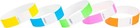Dgbdpack 500 Pieces 3 4 Fluorescent Tyvek Wristbands With Numbers Waterproof And