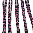 Nwt Set Of 5 Pink Roses Lanyard Necklaces Party Favors Travel Accessories
