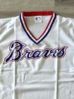 Size M - Atlanta Braves Pro Knit Mid-80s  Baseball Jersey Shirt Vintage Retro