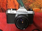 Asahi Pentax K1000  Film Camera - W  Smc Pentax-m 1 2 50mm Lens New Battery