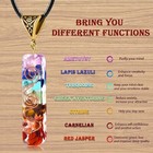 7 Chakra Energy Stone Pendant Necklace Healing Crystal Necklace Reiki Gift