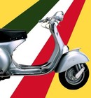 Vespa Piaggio Classic Italian Motor Scooter Vintage Poster Art Print Retro Art 