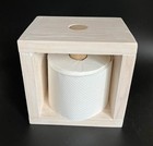 Vintage Wooden Toilet Paper Holder