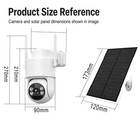 4g Lte Solar Security Camera Outdoor Wireless Battery 32gb Sd Card White