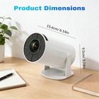1080p 4k Mini Projector 2000lumen Led Wifi Uhd Portable Home Theater Bluetooth