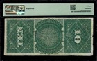 1869  10 Rainbow Legal Tender Note Certified Pmg 15 Choice Fine