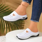 Women Half Slippers Summer Breathable Home Indoor Comfortable Slip On Shoes