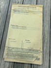 Line-up Of Trains For Track Car Operators Vintage Railroad Document