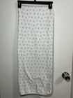 Ralph Lauren Heather Gray   White Baby Blanket With Teddy Print