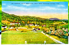 Great Smoky Mountains National Park Vintage Linen Postcard Unused Cherokee Area
