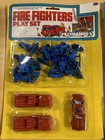 Lot Of 2 Vintage Play Sets Firefighter Play Set   Construction Play Set New