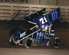 Shane Stewart Autographed  71 Trackhouse World Of Outlaws Sprint Car 8x10 Photo
