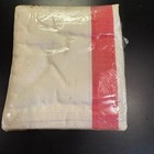 Martex Dish Towels Kitchen Blotters 4 Pack White Red Stripe Vintage 20x32 Cotton