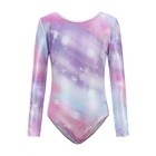 Sparkle Colorful Gymnastics Leotards For Kids Girls Long Sleeve 3-12