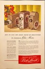 1948 Bell   Howel Personal Color Movie Cameras Filmo Hollywood Print Ad