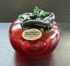 Blenko Glass Tomato Paperweight