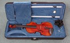 Restored Antique 4 4 Violin Made In Germany Stradivarius Copy W new Case C-1920