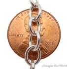 Custom Sterling Silver  925 Extender Chain For Heavy Jewelry Safety Adjust  X5h