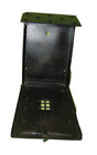 Cast Iron Mail Box Damaged Corner Black 10 X 6 5 X 2 25