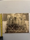 Vtg 1920s 1930s Men   s Ice Hockey Team Photo Old Equipment Skates Snow 8x10