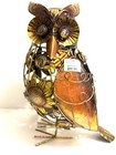 Sunflower Owl Decor By Regal Art   Gift Metal Glass Beads 12x9x6    Home Garden