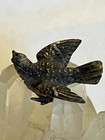 Lovely Antique Austrian Vienna Cold Painted Bronze Figurine Songbird 2910-1930s