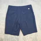 Adidas Polyester Stretch Golf Shorts Climalite Men 38 Xl X-large Blue Flat Front