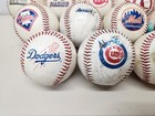 Lot Of 15 Mlb Team Logo Baseballs  Mostly Rawlings Official Ball National League