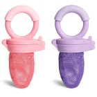 Baby Feeder  2 Pack  Coral purple