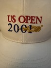 Fila 2001 Us Open Ajustable Hat Cap Red White Blue Gold