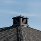 Exhaust Hood With Louvers Louvered Roof Vent Cap Weatherproof For Roofers