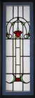 Large Old English Leaded Stained Glass Window Tall Pretty Floral 13 5  X 40 75 