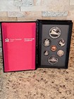 1986 Canada Double Dollar Proof Set-royal Canada Mint W silver   Nickel Dollars