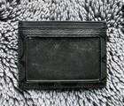 Coach Slim Id Card Case In Signature Canvas Charcoal black Wallet