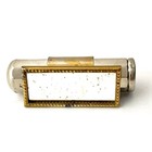 Lipstick Tube W Case Holder Mirror Metal Vintage Martex