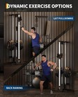 Wall Mount Cable Machine Lat Pulldown Machines W 19 Positions Dual Pulley System