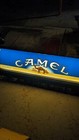 Vintage Camel Cigarette Billiards Pool Table Light - Works Great 