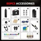 Tattoo Kit-tattoo Pen Rotary Gun Machine Rca Wireless Battery 20pcs Cartridge