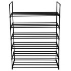 6 Tiers Shoe Rack Shoe Tower Shelf Storage Organizer For Bedroom Closet Black