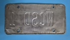 Vintage Single Digit Washington County Sheriffs Department D c  Inaugural Plate