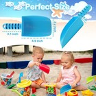 Beach Shovel Toys For Kids  Heavy Duty Plastic Sand Shovels Tools For Toddlers