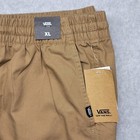 Vans Classic Relaxed Fit Elastic Waist Drawstring Pants Men   s Size Xl Tan Skate