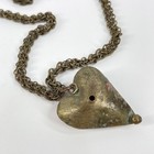 Yoruba Gilded Brass Necklace Nigeria 34 Inch