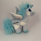 Neopets Cloud Uni Blue   White Unicorn Pegasus Plush 6    2008 Retired Series 3