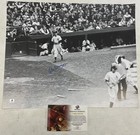 Joe Dimaggio 16x20 Signed B w Photo New York Yankees Hof Autograph