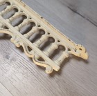 Vintage Ornate Cast Iron Shelf Brackets Vintage Decorative Scroll Primitive Pair